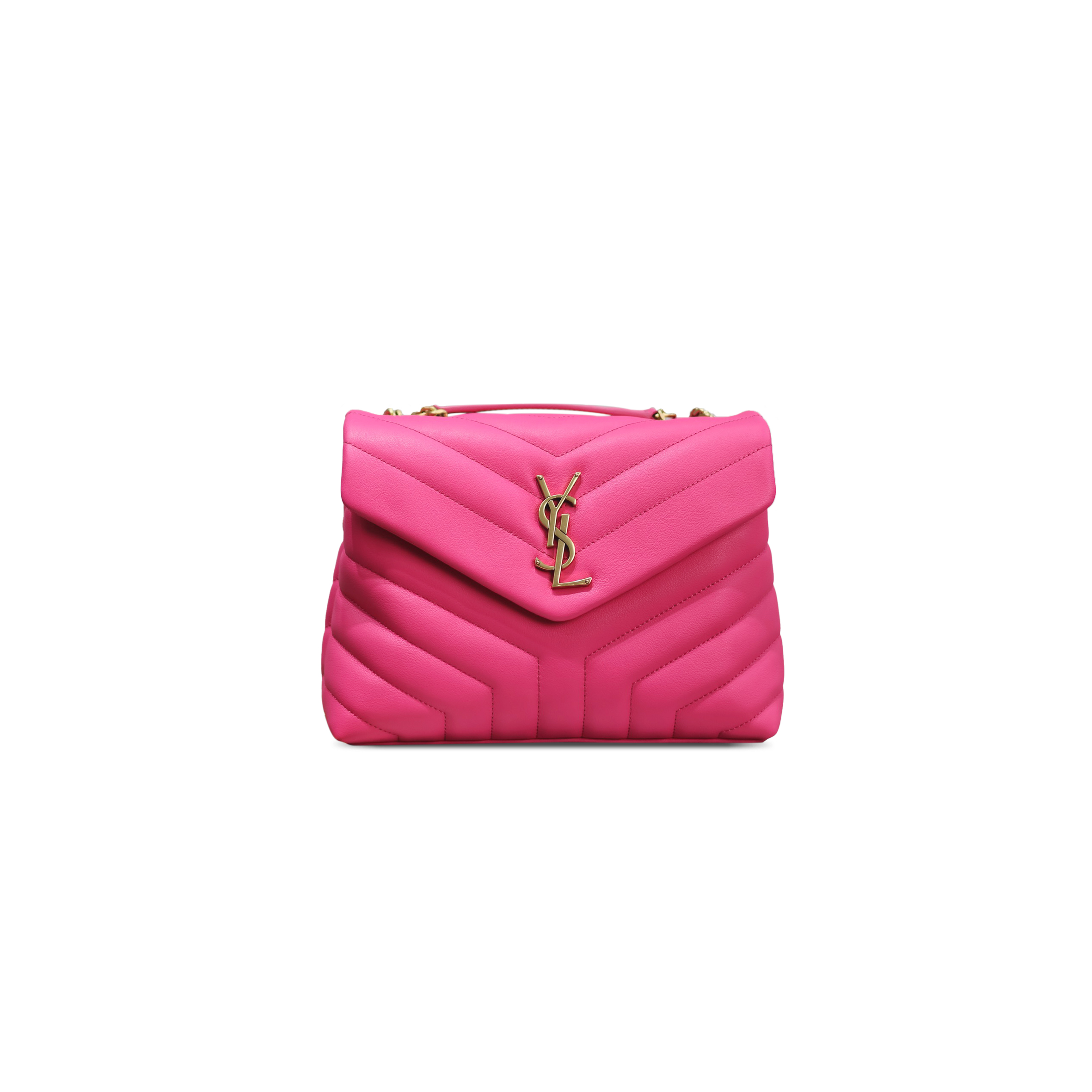 Y*L loulou small chain bag in quilted leather 494699 (23*17*9cm)